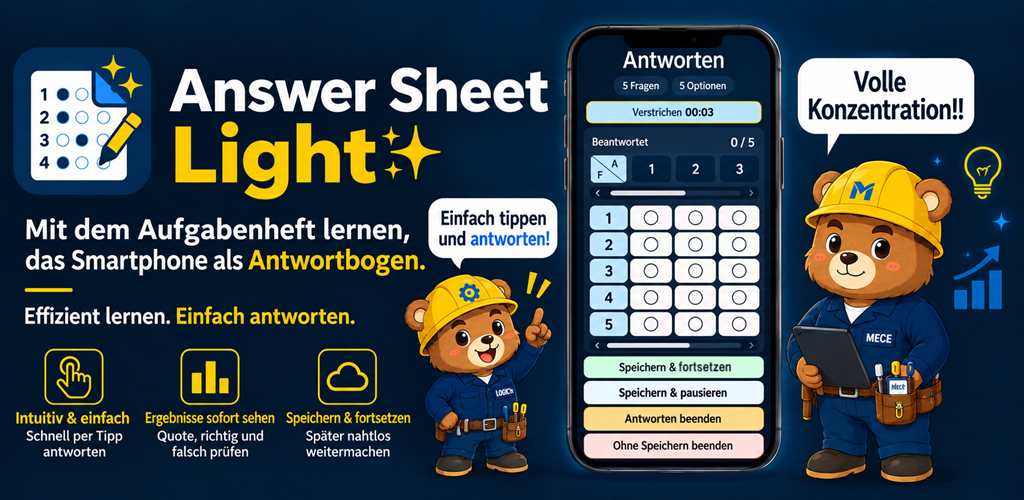 Answer Sheet Light