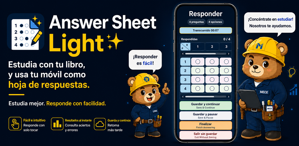 Answer Sheet Light