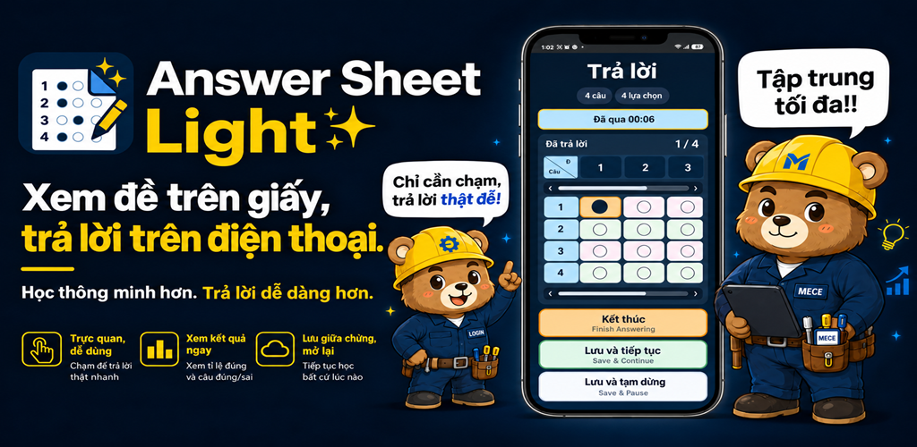 Answer Sheet Light